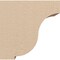 Ekena Millwork 3"W x 6"D x 6"H Classic Van Buren Rough Cedar Woodgrain TimberThane Corbel, Primed Tan CORUR03X06X06VANRCPR - alternate 6